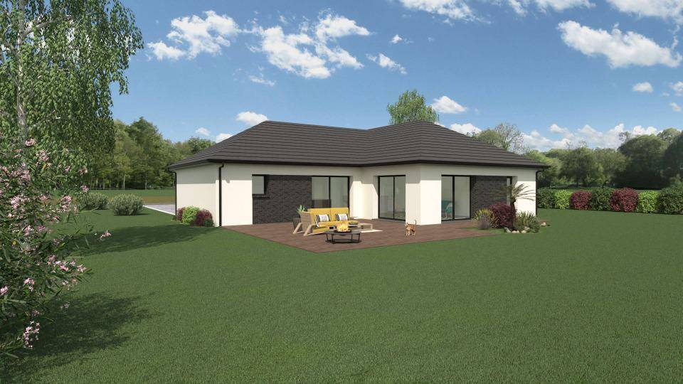 Programme terrain + maison à Roquetoire en Pas-de-Calais (62) de 106 m² à vendre au prix de 341403€ - 2