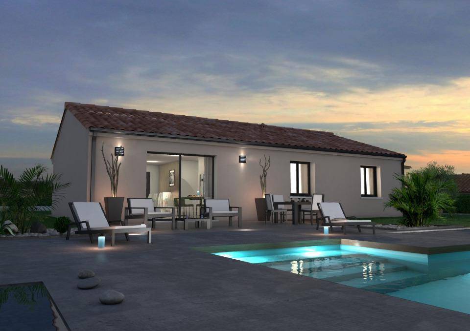 Programme terrain + maison à Lézignan-Corbières en Aude (11) de 88 m² à vendre au prix de 202790€ - 1