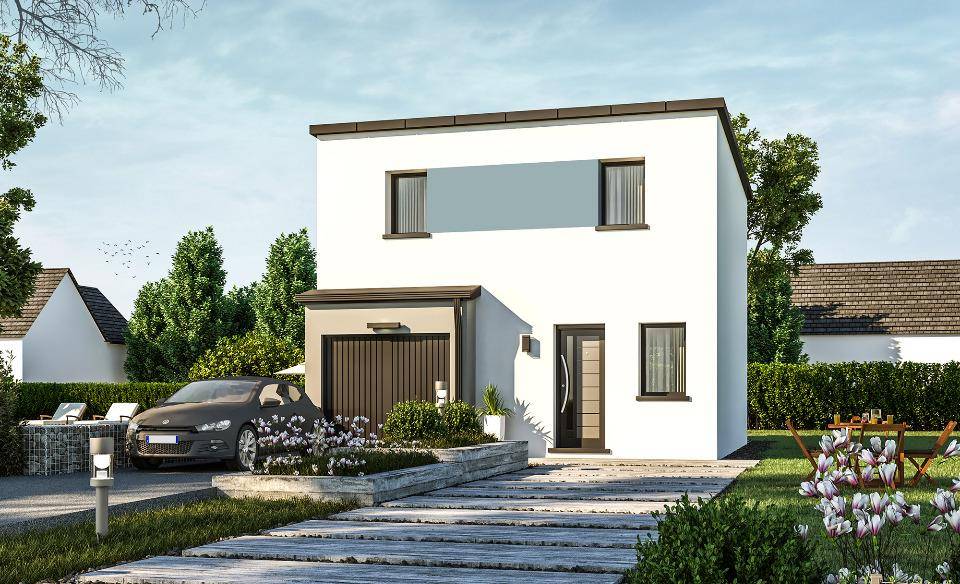 Programme terrain + maison à Saint-Aubin-d'Aubigné en Ille-et-Vilaine (35) de 74 m² à vendre au prix de 240000€ - 4