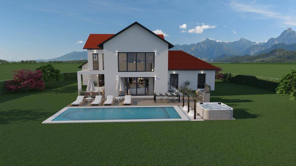 Programme terrain + maison à Parves et Nattages en Ain (01) de 180 m² à vendre au prix de 585000€ - 3