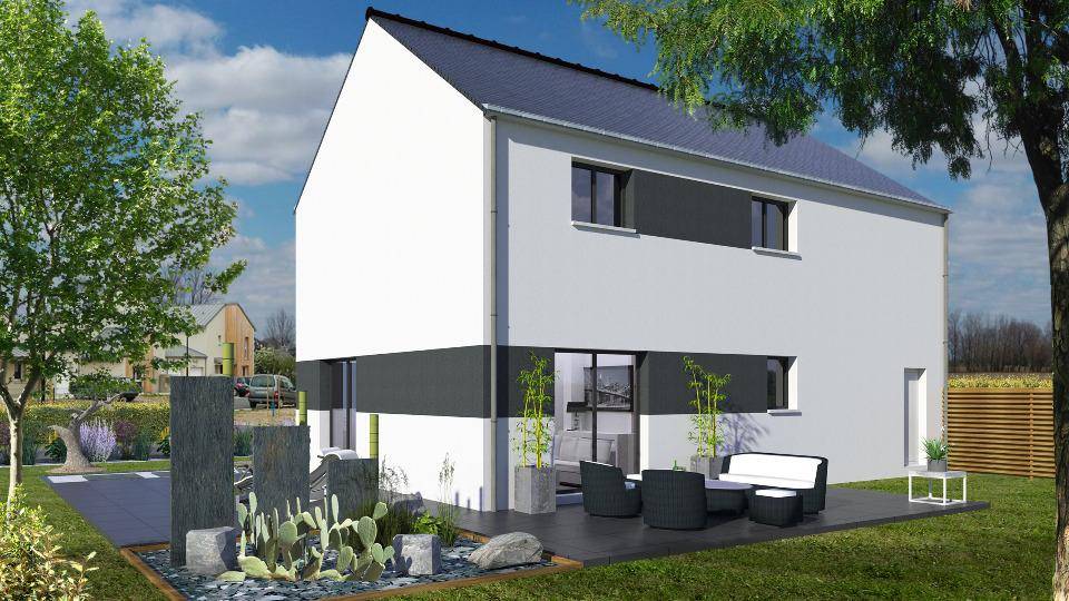 Programme terrain + maison à Saint-Méen-le-Grand en Ille-et-Vilaine (35) de 119 m² à vendre au prix de 273000€ - 4