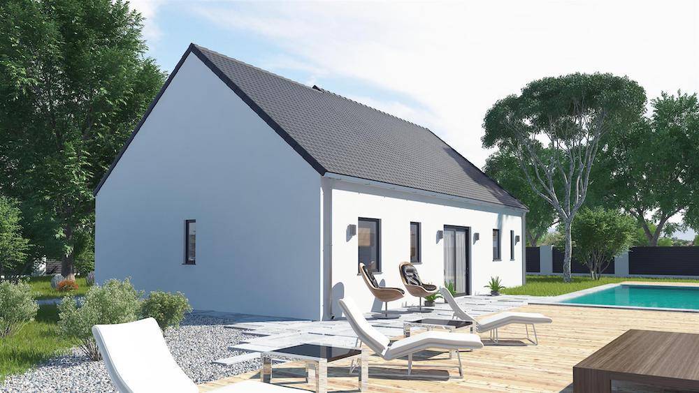 Programme terrain + maison à Solesmes en Sarthe (72) de 68 m² à vendre au prix de 183074€ - 2