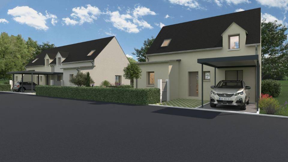 Programme terrain + maison à Moulins en Ille-et-Vilaine (35) de 73 m² à vendre au prix de 223638€ - 4