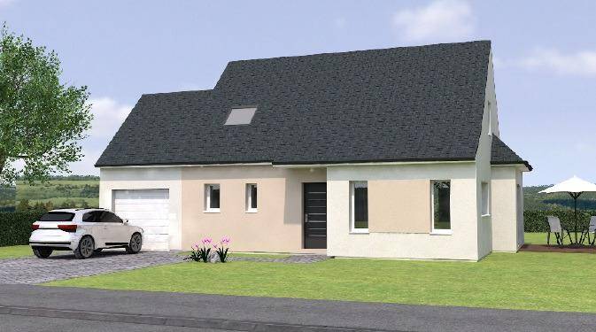 Programme terrain + maison à La Possonnière en Maine-et-Loire (49) de 112 m² à vendre au prix de 395000€ - 1