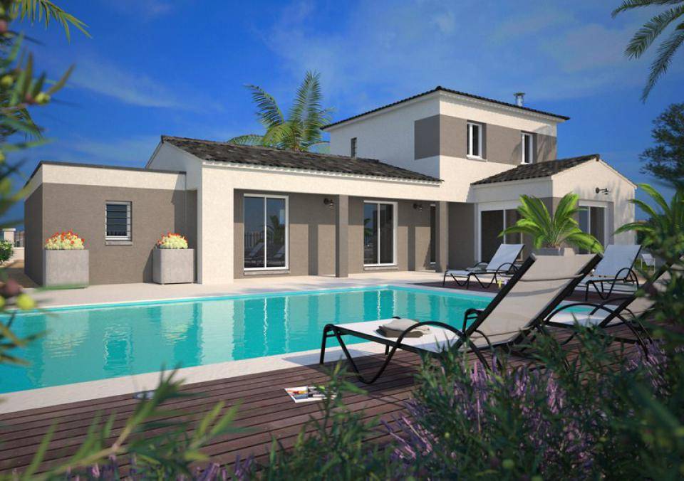 Programme terrain + maison à Vendres en Hérault (34) de 110 m² à vendre au prix de 459000€ - 1