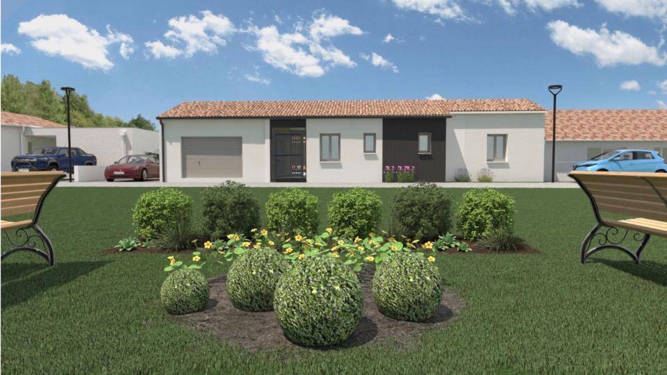 Programme terrain + maison à L'Houmeau en Charente-Maritime (17) de 110 m² à vendre au prix de 365000€ - 1