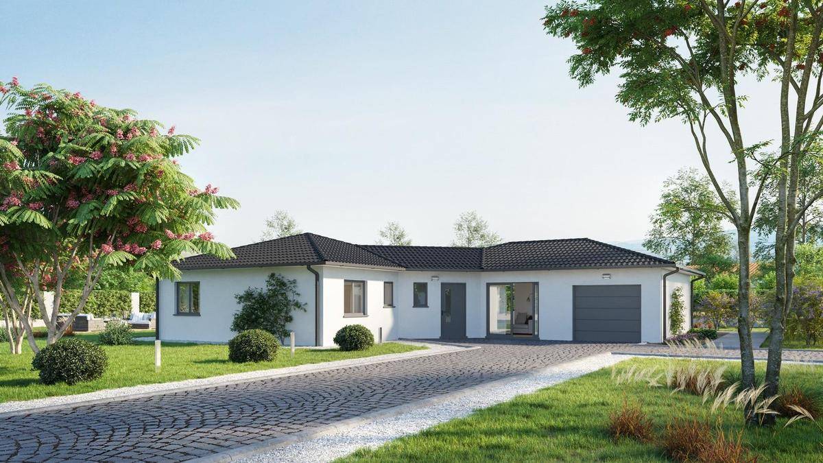 Programme terrain + maison à Domérat en Allier (03) de 105 m² à vendre au prix de 233865€ - 1