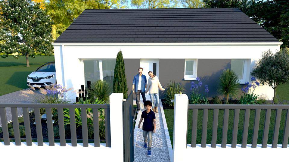 Programme terrain + maison à Caugé en Eure (27) de 160 m² à vendre au prix de 343156€ - 1