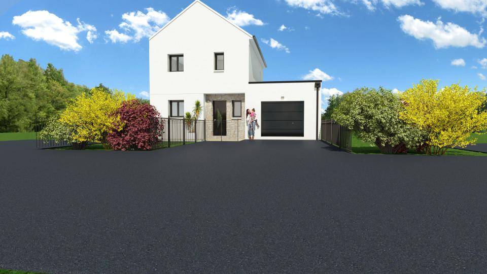 Programme terrain + maison à Subles en Calvados (14) de 95 m² à vendre au prix de 211800€ - 1
