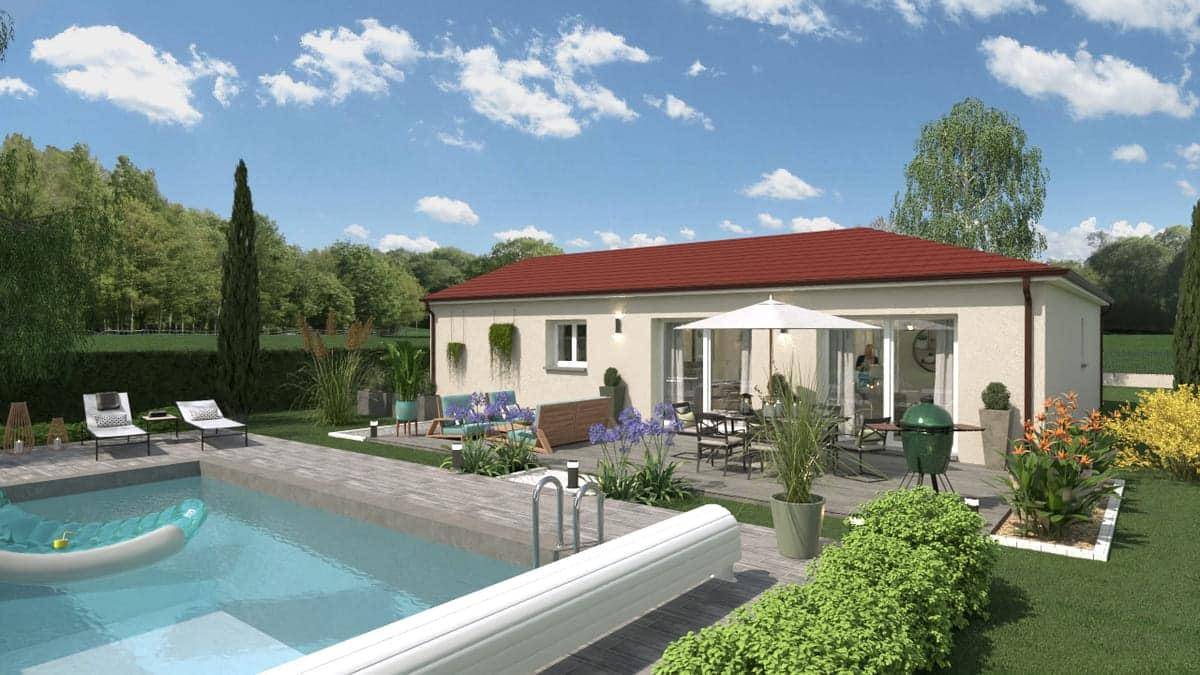 Programme terrain + maison à Avermes en Allier (03) de 99 m² à vendre au prix de 236000€ - 3
