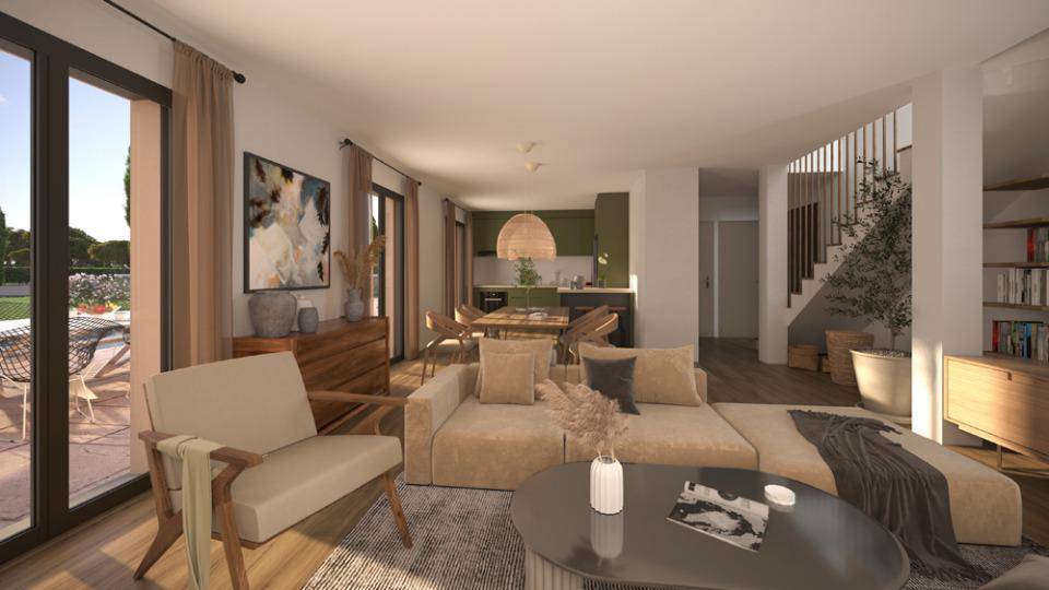 Programme terrain + maison à La Crau en Var (83) de 143 m² à vendre au prix de 699000€ - 3