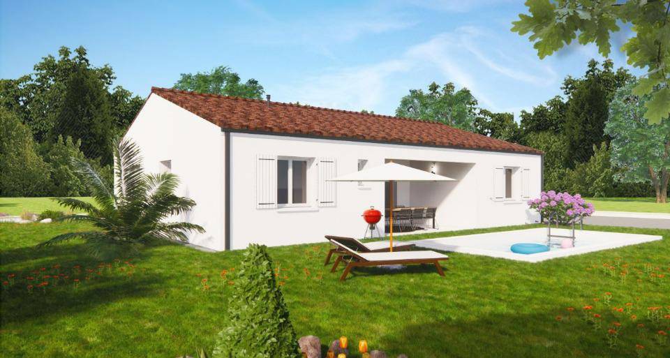 Programme terrain + maison à Angoulême en Charente (16) de 120 m² à vendre au prix de 256000€ - 1