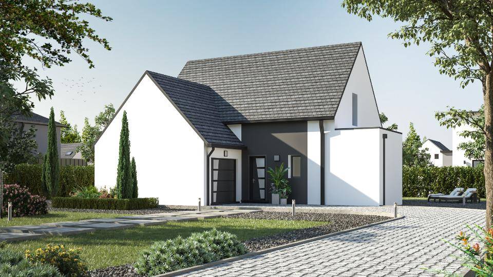 Programme terrain + maison à Gourlizon en Finistère (29) de 110 m² à vendre au prix de 319000€ - 2