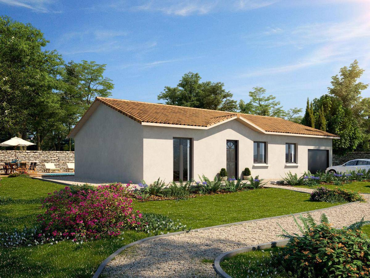 Programme terrain + maison à Crêches-sur-Saône en Saône-et-Loire (71) de 98 m² à vendre au prix de 212500€ - 2