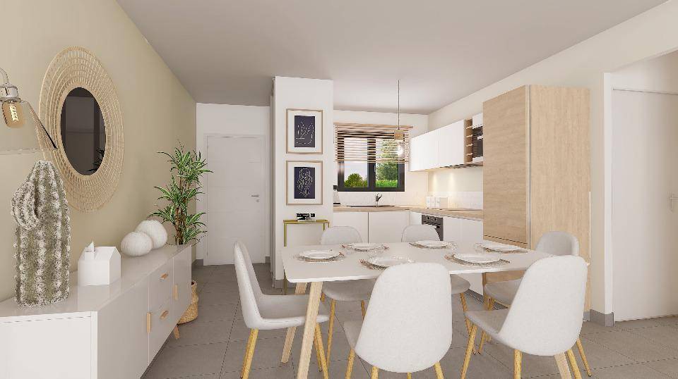 Programme terrain + maison à Saint-Martin-du-Vivier en Seine-Maritime (76) de 71 m² à vendre au prix de 245000€ - 3