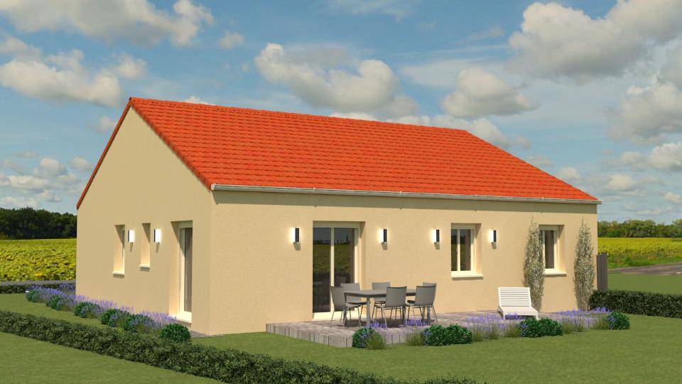Programme terrain + maison à Les Étangs en Moselle (57) de 90 m² à vendre au prix de 281900€ - 2