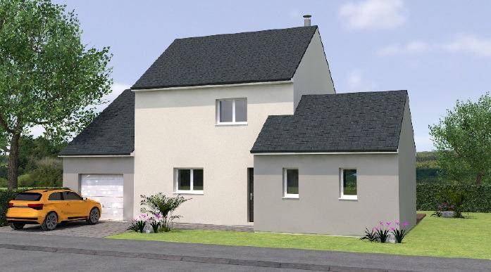 Programme terrain + maison à Montreuil-Bellay en Maine-et-Loire (49) de 100 m² à vendre au prix de 240000€ - 1
