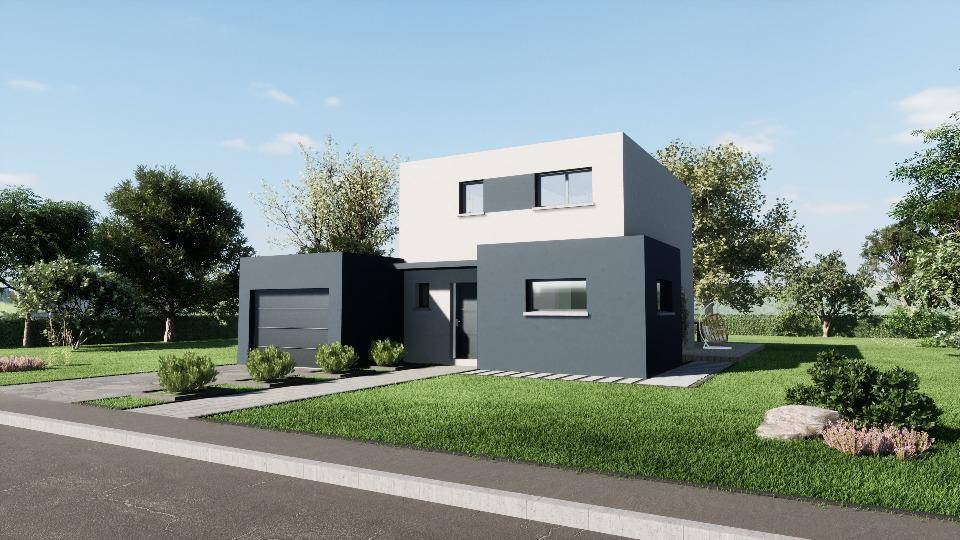 Programme terrain + maison à Strasbourg en Bas-Rhin (67) de 98 m² à vendre au prix de 466000€ - 2