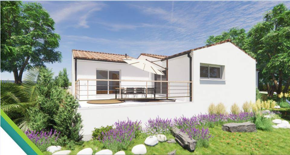 Programme terrain + maison à Saint-Germain-de-Montbron en Charente (16) de 130 m² à vendre au prix de 355200€ - 2