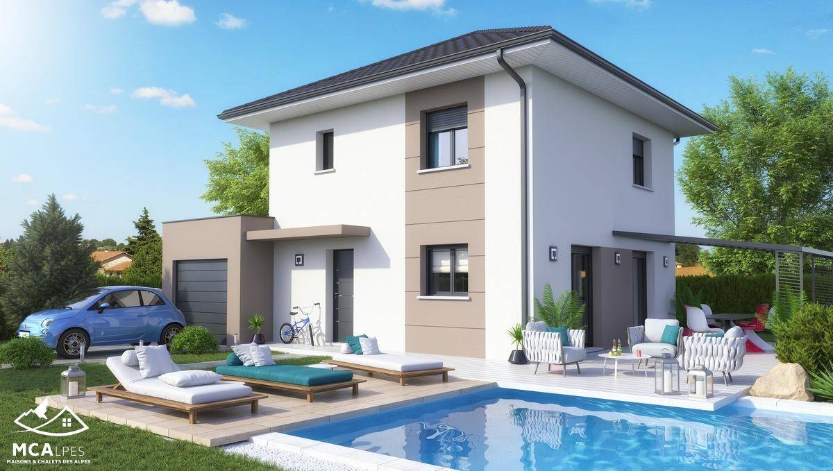 Programme terrain + maison à Saint-Théoffrey en Isère (38) de 99 m² à vendre au prix de 331186€ - 1