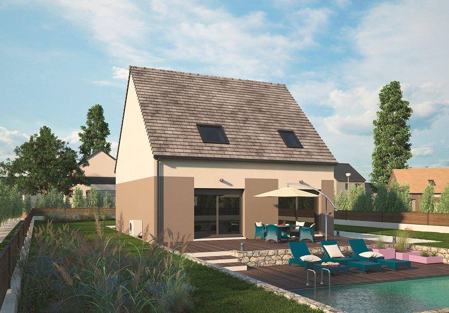 Programme terrain + maison à Saint-Martin-aux-Chartrains en Calvados (14) de 113 m² à vendre au prix de 355000€ - 4