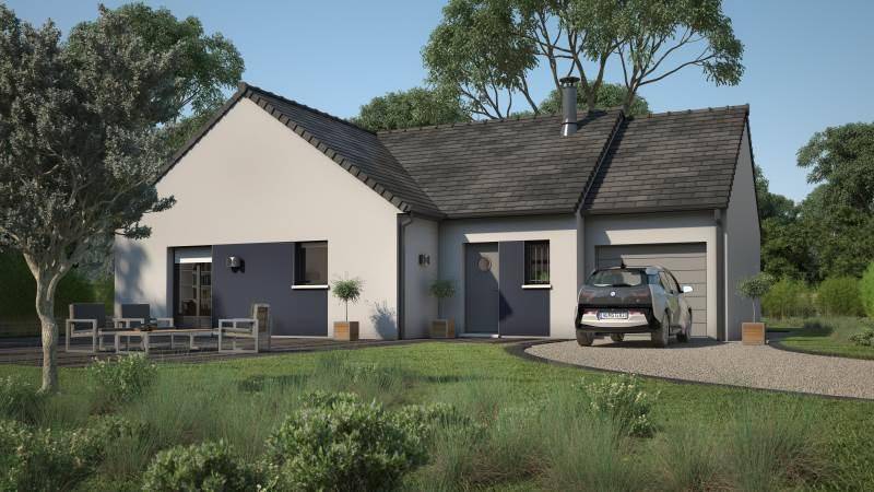 Programme terrain + maison à Le Breuil-en-Auge en Calvados (14) de 90 m² à vendre au prix de 276900€ - 1
