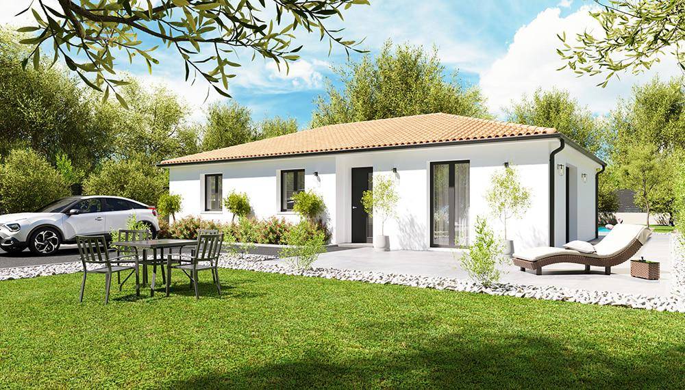 Programme terrain + maison à Celles-sur-Belle en Deux-Sèvres (79) de 89 m² à vendre au prix de 180287€ - 1