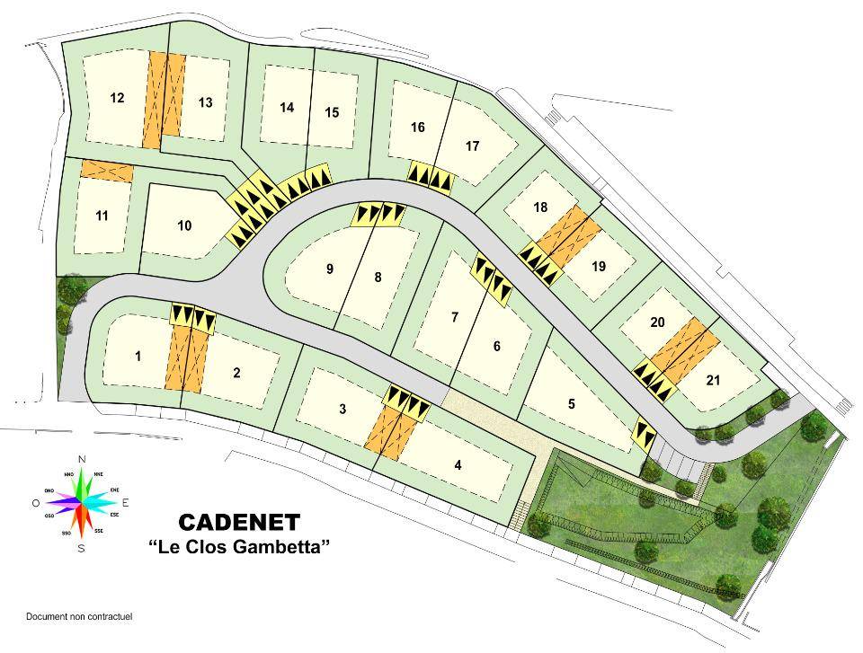 Terrain seul à Cadenet en Vaucluse (84) de 400 m² à vendre au prix de 182900€
