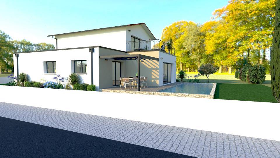Programme terrain + maison à Roques en Haute-Garonne (31) de 142 m² à vendre au prix de 615000€ - 2