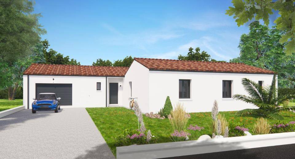 Programme terrain + maison à Gond-Pontouvre en Charente (16) de 133 m² à vendre au prix de 292000€ - 2