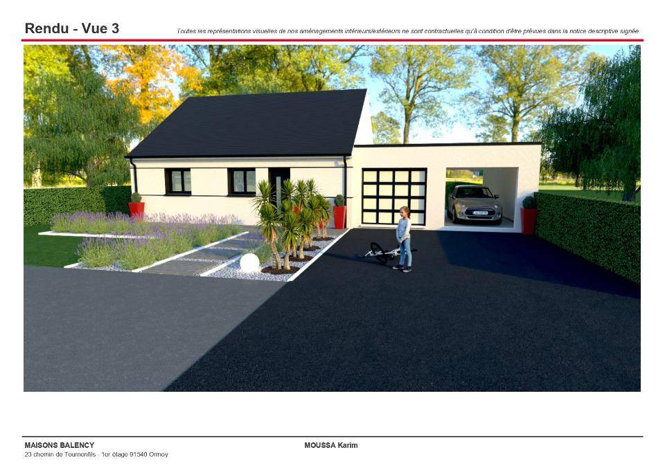 Programme terrain + maison à Dordives en Loiret (45) de 70 m² à vendre au prix de 190000€ - 2