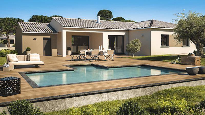 Programme terrain + maison à Cournonterral en Hérault (34) de 130 m² à vendre au prix de 478500€ - 1