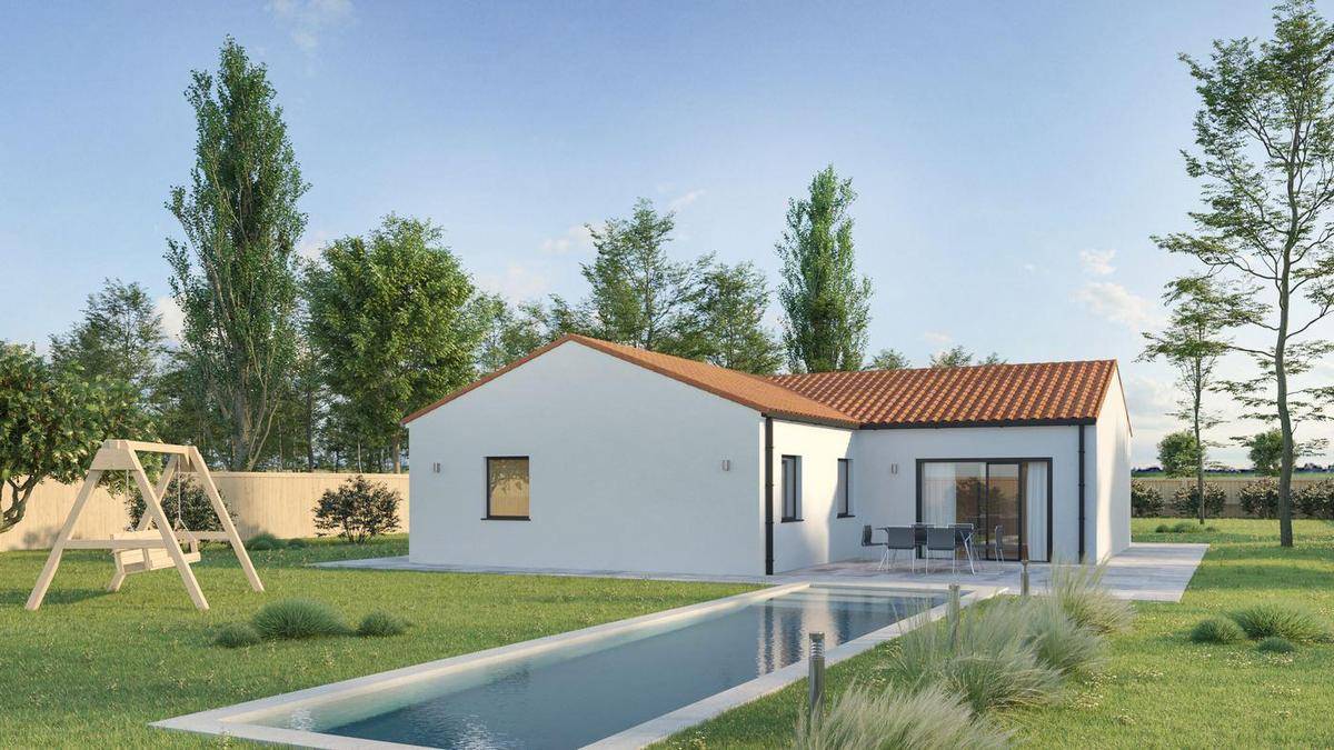 Programme terrain + maison à Saint-Jean-de-Liversay en Charente-Maritime (17) de 80 m² à vendre au prix de 207909€ - 3
