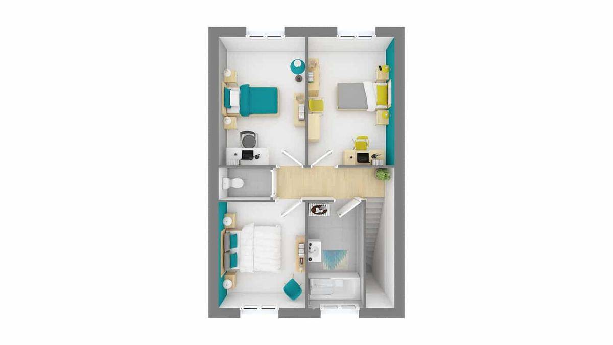 Programme terrain + maison à Champagnole en Jura (39) de 84 m² à vendre au prix de 206990€ - 4