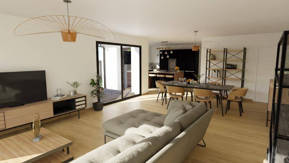 Programme terrain + maison à Tincques en Pas-de-Calais (62) de 109 m² à vendre au prix de 364630€ - 3