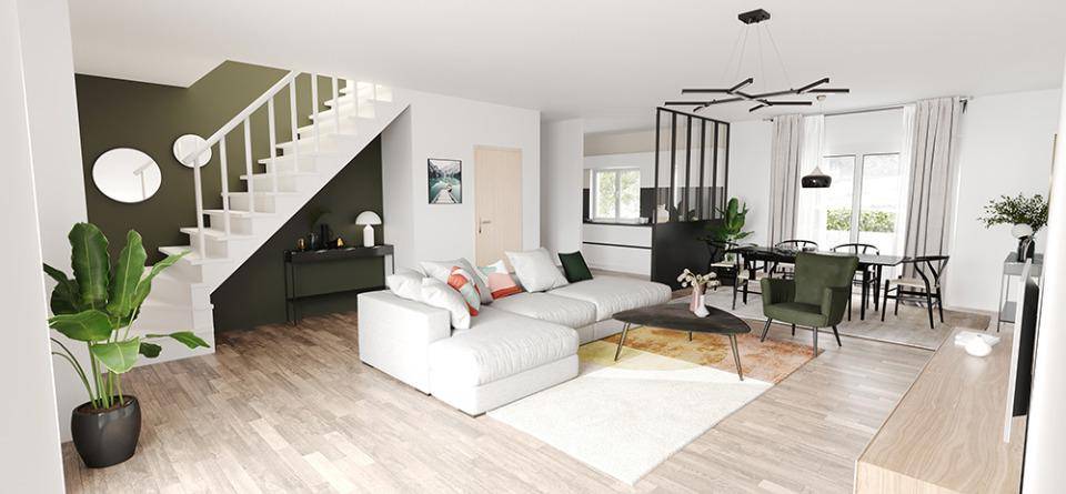 Programme terrain + maison à Le Breuil-en-Auge en Calvados (14) de 100 m² à vendre au prix de 277900€ - 2