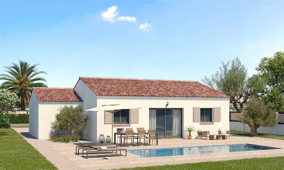 Programme terrain + maison à Bollène en Vaucluse (84) de 81 m² à vendre au prix de 300000€ - 2