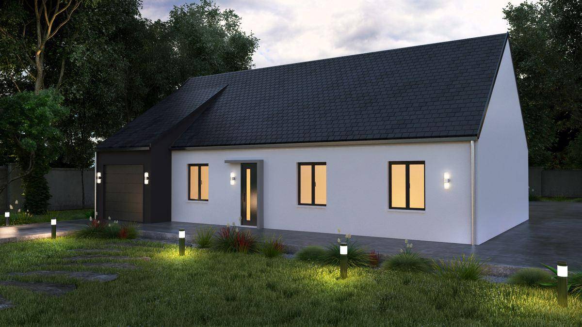 Programme terrain + maison à Domfront-en-Champagne en Sarthe (72) de 100 m² à vendre au prix de 222208€ - 4