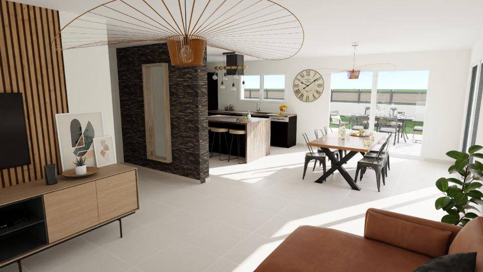 Programme terrain + maison à Tincques en Pas-de-Calais (62) de 95 m² à vendre au prix de 226532€ - 4