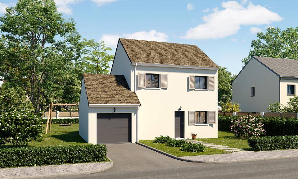 Programme terrain + maison à Saint-Étienne-du-Rouvray en Seine-Maritime (76) de 78 m² à vendre au prix de 206000€ - 1
