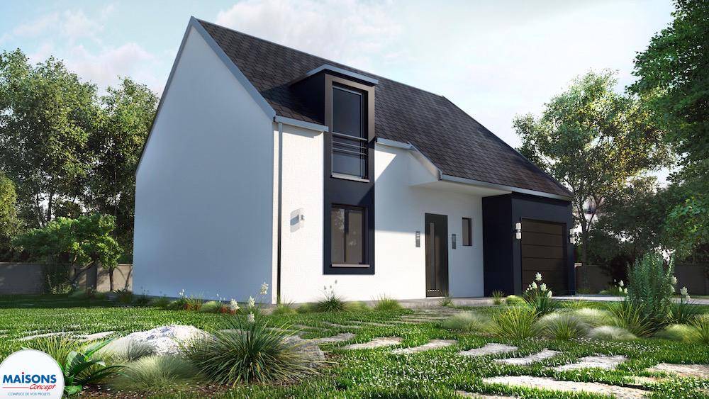 Programme terrain + maison à Rouillon en Sarthe (72) de 88 m² à vendre au prix de 254755€ - 3