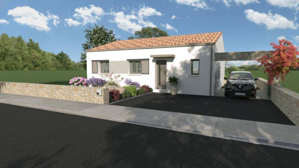 Programme terrain + maison à Clisson en Loire-Atlantique (44) de 81 m² à vendre au prix de 222000€ - 2