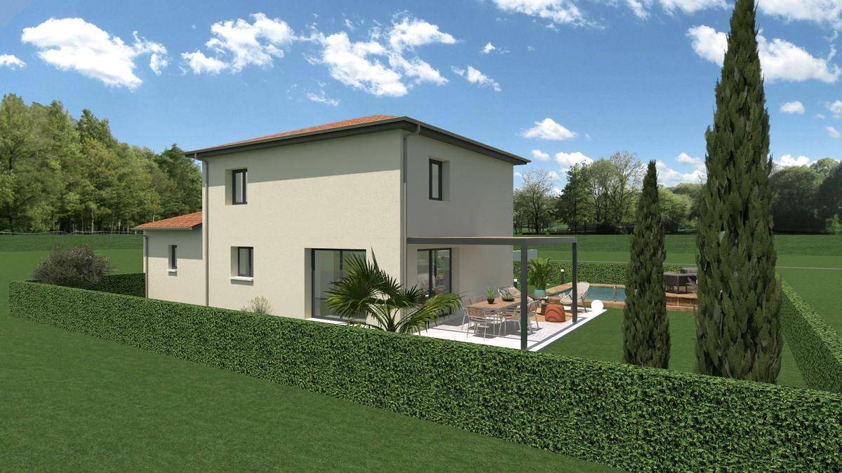 Programme terrain + maison à Romanèche-Thorins en Saône-et-Loire (71) de 110 m² à vendre au prix de 298000€ - 4