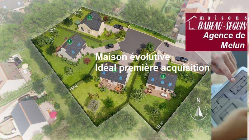 Programme terrain + maison à Dammarie-les-Lys en Seine-et-Marne (77) de 100 m² à vendre au prix de 275560€ - 3