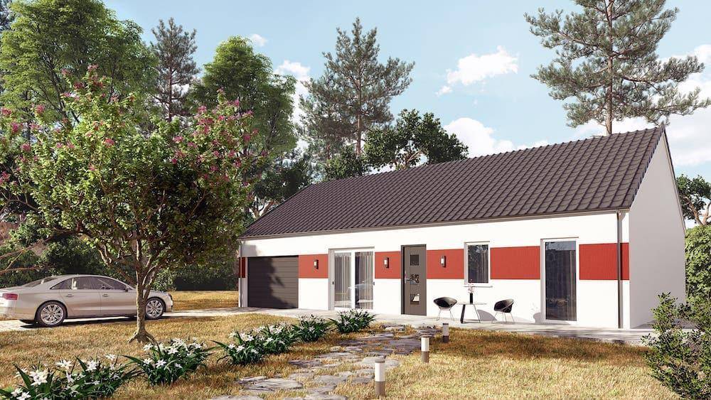 Programme terrain + maison à Saint-Julien-sur-Veyle en Ain (01) de 80 m² à vendre au prix de 225910€ - 3