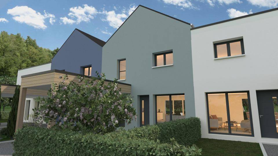 Programme terrain + maison à Kervignac en Morbihan (56) de 78 m² à vendre au prix de 246305€ - 3