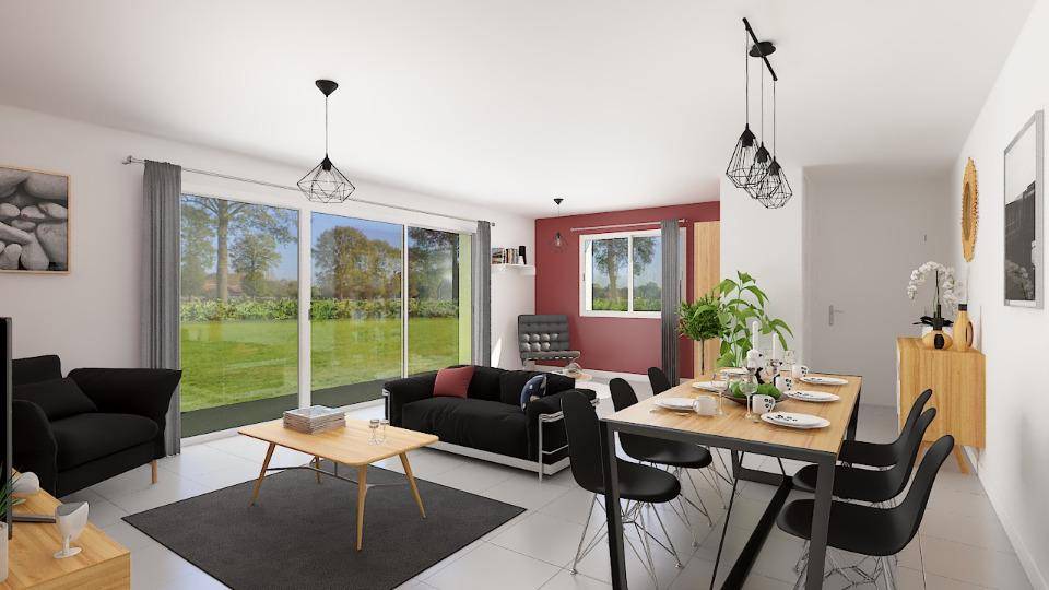Programme terrain + maison à Champdieu en Loire (42) de 110 m² à vendre au prix de 293000€ - 3