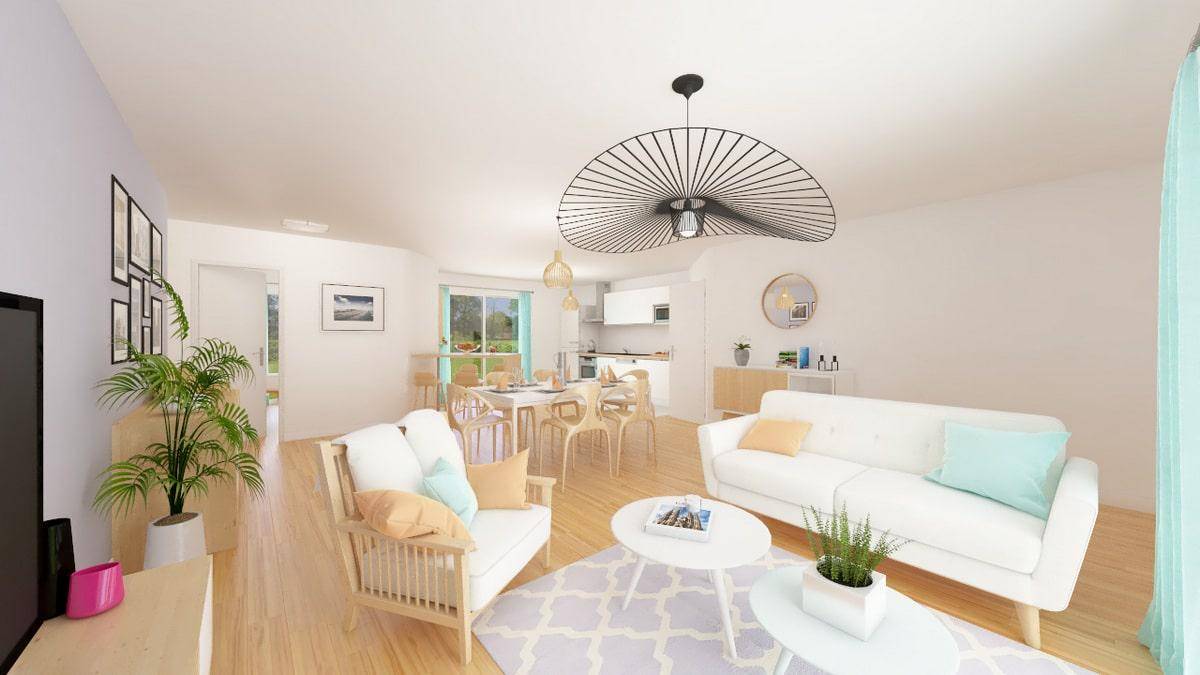 Programme terrain + maison à Aigrefeuille-sur-Maine en Loire-Atlantique (44) de 90 m² à vendre au prix de 278246€ - 3