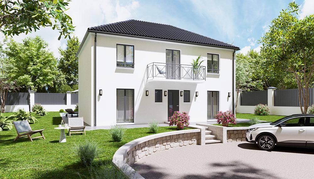 Programme terrain + maison à Bièvres en Essonne (91) de 138 m² à vendre au prix de 610753€ - 1