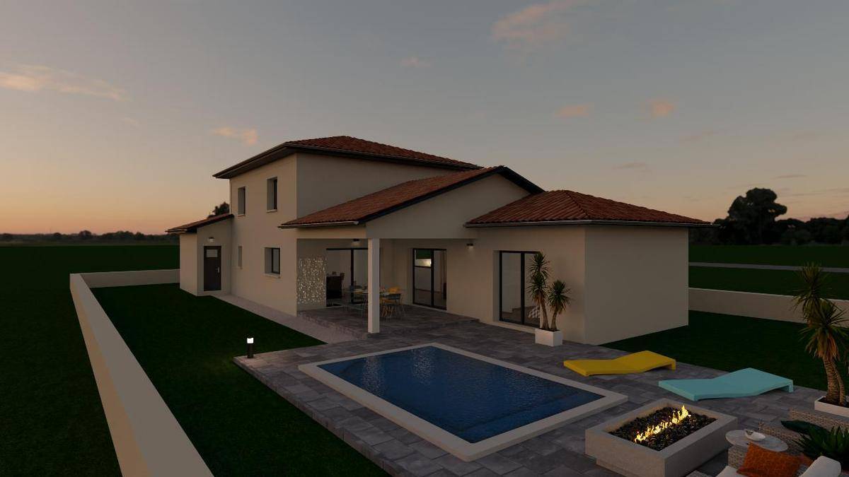 Programme terrain + maison à Sermoyer en Ain (01) de 145 m² à vendre au prix de 330000€ - 1